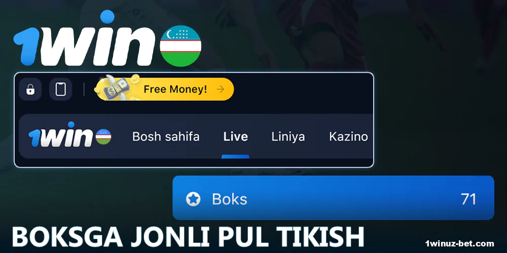 O'zbekistondagi tikuvchilar uchun 1Win boks jonli tikish