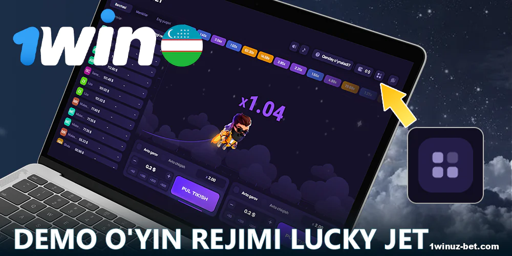 Lucky Jet O'zbekiston uchun depozit va yechib olish usullari.