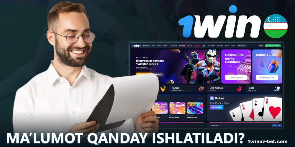 O'yinchining ma'lumotlaridan foydalanish 1Win O'zbekiston